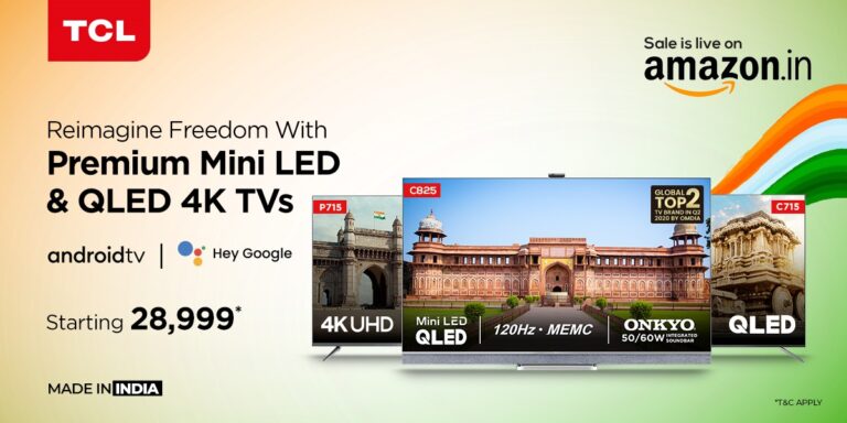 Avail Exciting Offers on TCL Smart TVs at the Amazon Great Republic Day Sale