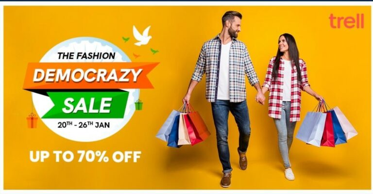 ‘Fashion Democrazy Sale’ with up to 70% Discount at Trell