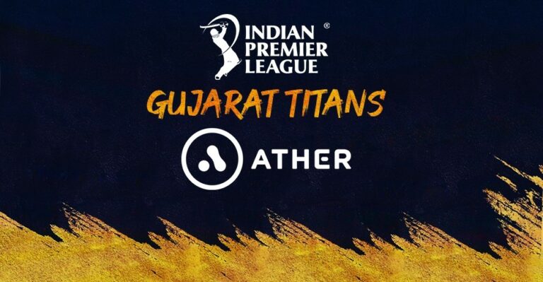 In IPL 2022, Ather Energy will partner with the Gujarat Titans