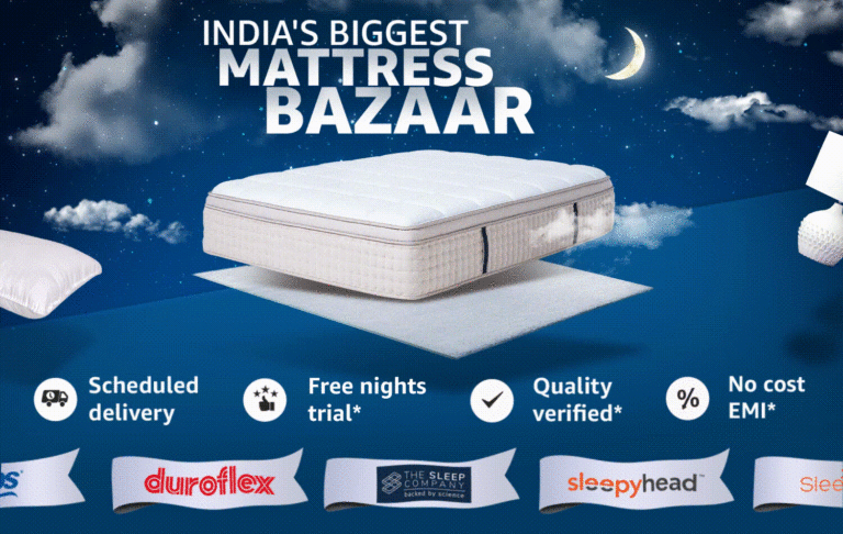Amazon.in announces ‘India’s Biggest Mattress Bazaar’