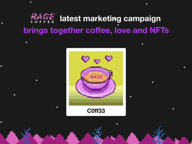 Rage Coffee’s latest marketing campaign brings together coffee, love and NFTs
