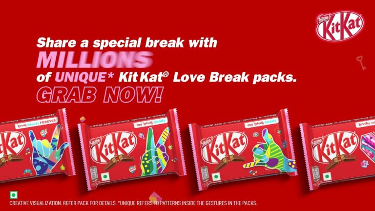 New KITKAT LOVE BREAK campaign encourages youth to share a special break with their loved ones with millions of unique packs