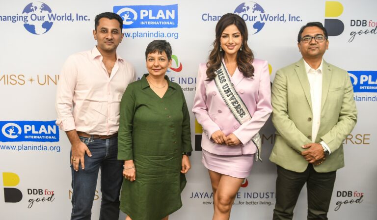 Miss Universe Organization, Plan India, DDB for good, and social entrepreneur Pad Man launch global coalition to advance menstrual equity