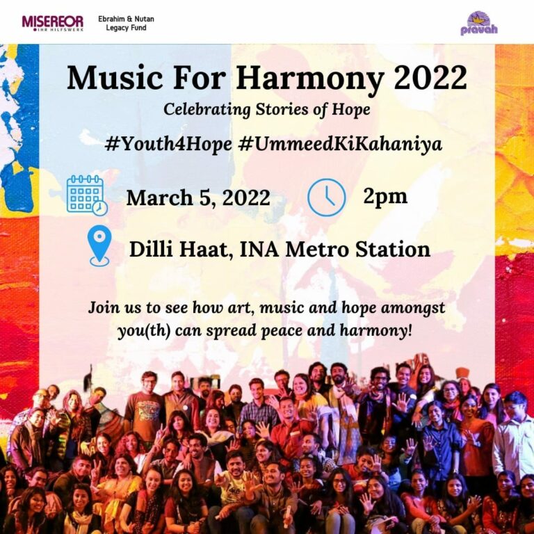 Pravah is celebrating Stories of Hope with its annual festival, ‘Music for Harmony’