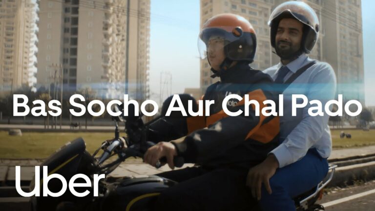 Uber celebrates the indomitable spirit of resilient Indians; launches new marketing campaign ‘Bas Socho aur Chal Pado’