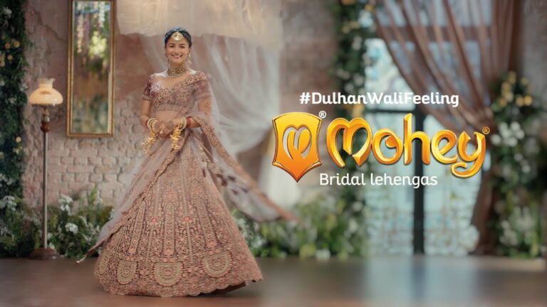 Mohey is back with another TVC #DulhanWaaliFeeling featuring Alia Bhatt