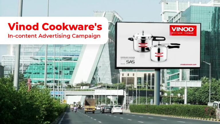 Vinod Cookware Executes in-content advertising to promote its SAS Bottom Pressure Cookers