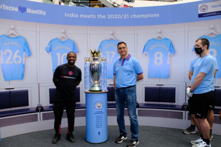 TECNO and Man City host Premier League Trophy in Mumbai