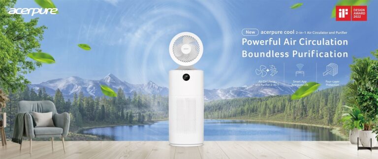 “acerpure cool” 2-in-1 Air Circulator and Purifier Wins 2022 iF Product Design Award