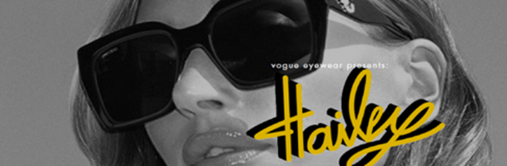 Hailey Bieber x Vogue Eyewear