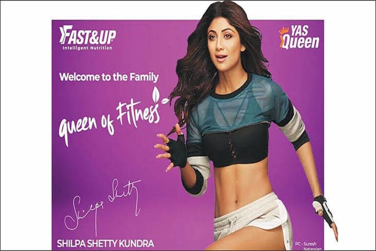 Shilpa Shetty promotes a healthy lifestyle with Fast& Up