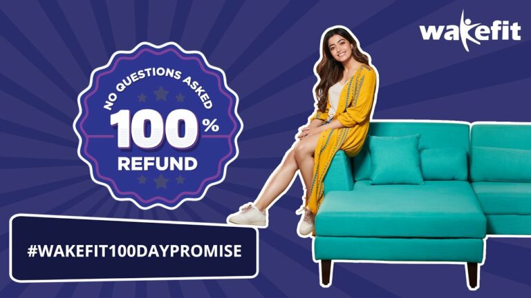 Wakefit.co launches industry-first ‘100-day Buy and Try’ policy for sofas in new campaign,  featuring Rashmika Mandanna