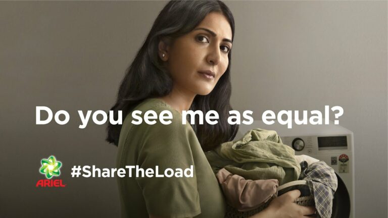 Ariel’s #ShareTheLoad promotes gender equality.