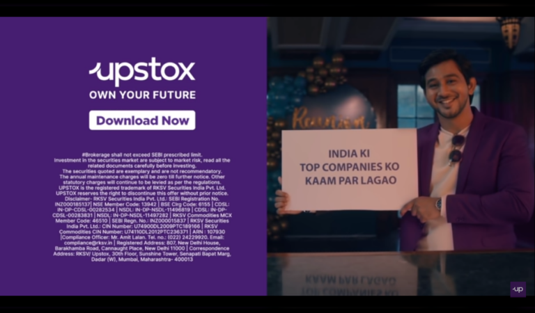 ‘Own Your Future’ Campaign by Upstox