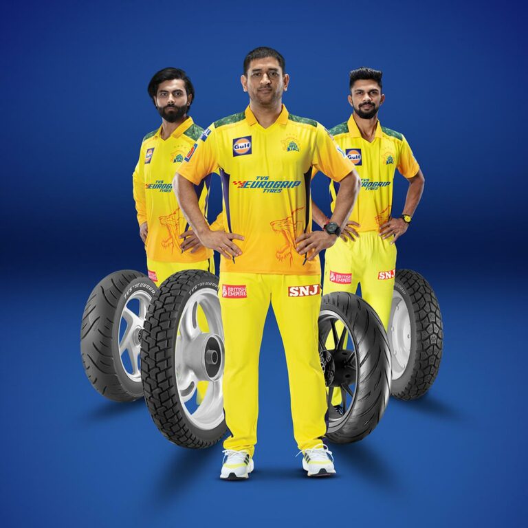 TVS Eurogrip-CSK partnership strengthened with a 360° campaign