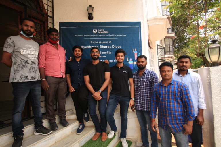 Nova Benefits organizes Free Health Check-up Drive for Blue Collar workers on Ayushman Bharat Diwas