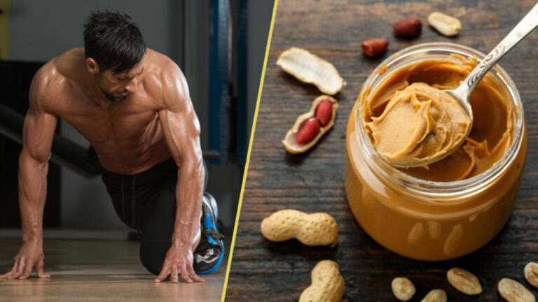 Fitness enthusiasts enlarge the peanut butter jar