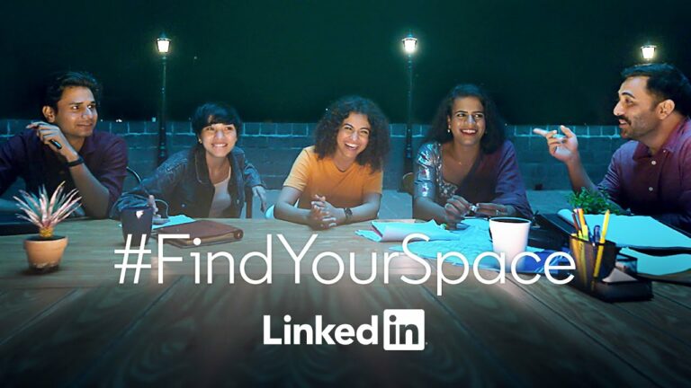 LinkedIn’s new campaign features its helpful society can help people grow their career