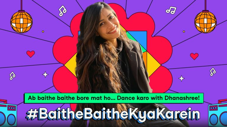 Dancing queen Dhanashree introduces a new fun dance challenge on TakaTak by Moj – #BaitheBaitheKyaKarein