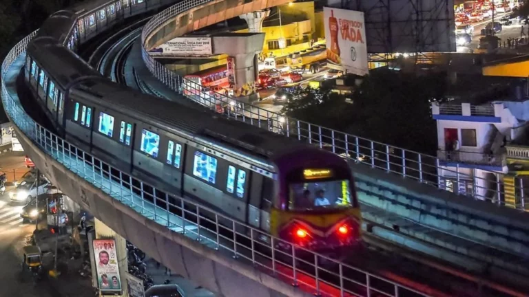 A metro line proposal from Bengaluru to Tamil Nadu