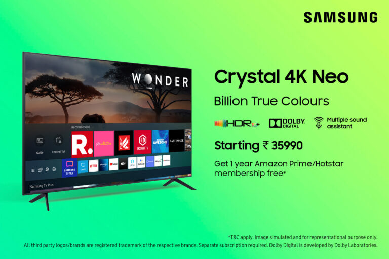 Samsung launches Crystal 4K Neo TV that offers an unmatched content experience with incredible picture & sound quality