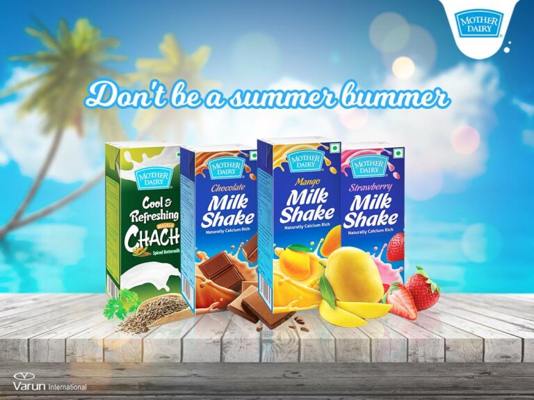Mother dairy launched campaign for milkshakes