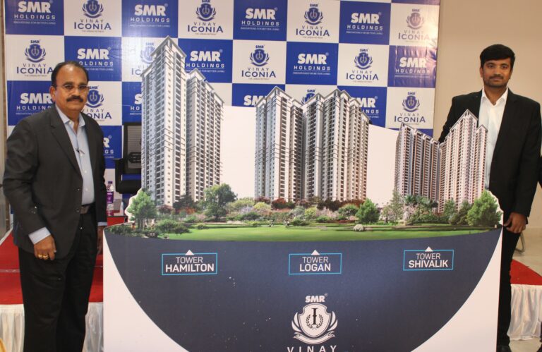 SMR Holdings announces the Advance launch of Towers Hamilton, Logan, & Shivalik at SMR Vinay ICONIA