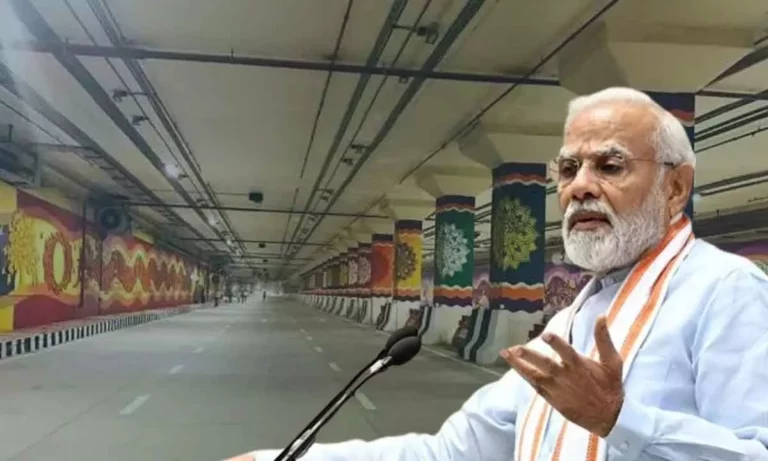 Pragati Maidan’s tunnel is to open for the public on Sunday.