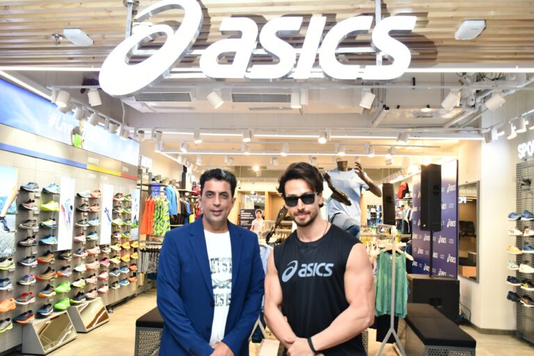 Tiger Shroff unveils an all-new concept store of ASICS at Ambience Mall, Gurugram