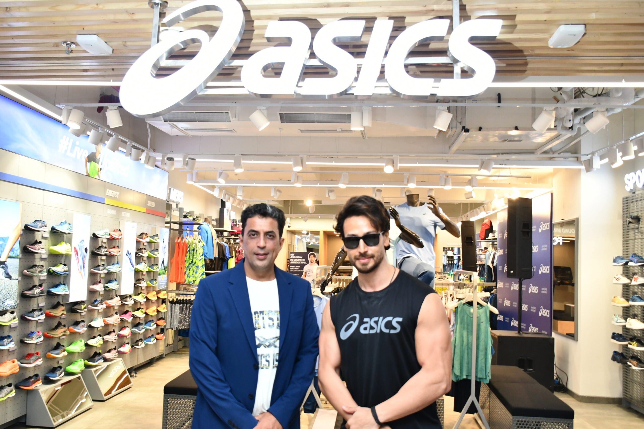 Tiger Shroff unveils an all-new concept store of ASICS at Ambience Mall,  Gurugram - Passionate In Marketing