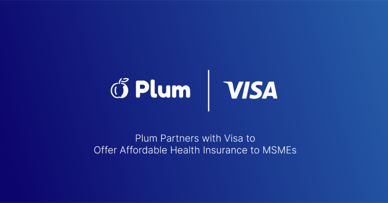 Plum partners with Visa to offer affordable Health Insurance to MSMEs