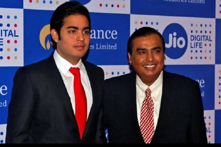 Ambani clears a path for the child on the Jio board