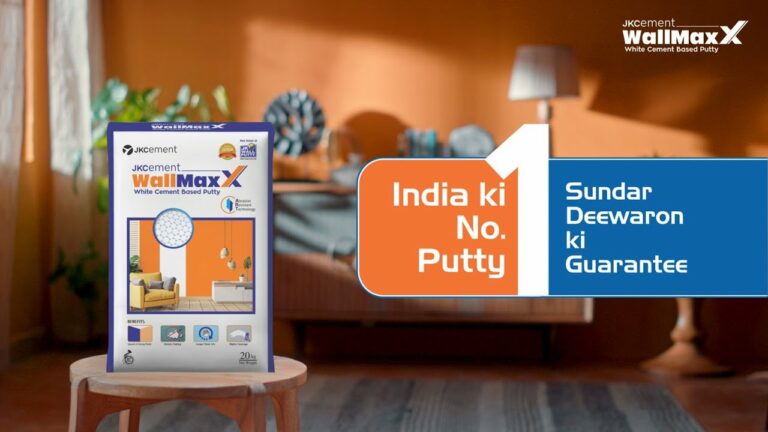 JKCement WallMaxX launches India’s No. 1 Wall Putty Campaign