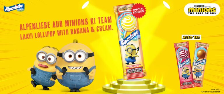 Alpenliebe partners with Universal Studios to introduce limited edition Alpenliebe Cream Banana Lollipop