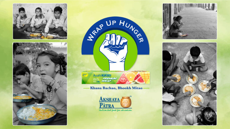 Fighting the ‘food’ fight:comes together with the Akshaya Patra Foundation to introduce ‘Wrap Up Hunger with Asahi Kasei’ initiative