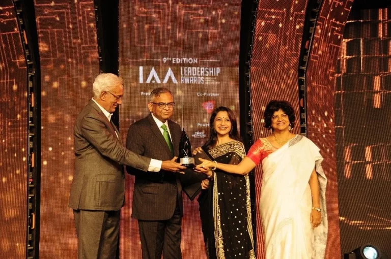 Chandrasekaran, honoured as the IAA Business Leader of the Year