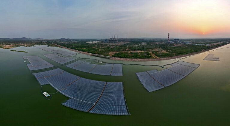 Largest in the segment in the country, the 100 MW Floating Solar Power Project Commissioned at NTPC-Ramagundam