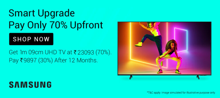 Samsung Launches First-of-its-Kind Smart Upgrade Program for its Premium Televisions; Pay 70% Now & Rest a Year Later