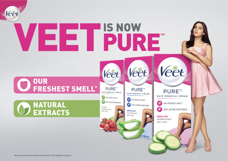 Veet launches Veet Pure™ range of hair removal creams