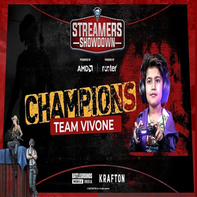 7 year old Vivone’s team wins BGMI Streamer Showdown Champions