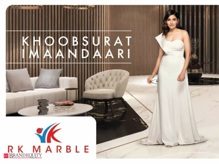 R K Marble campaign featuring Anushka Sharma