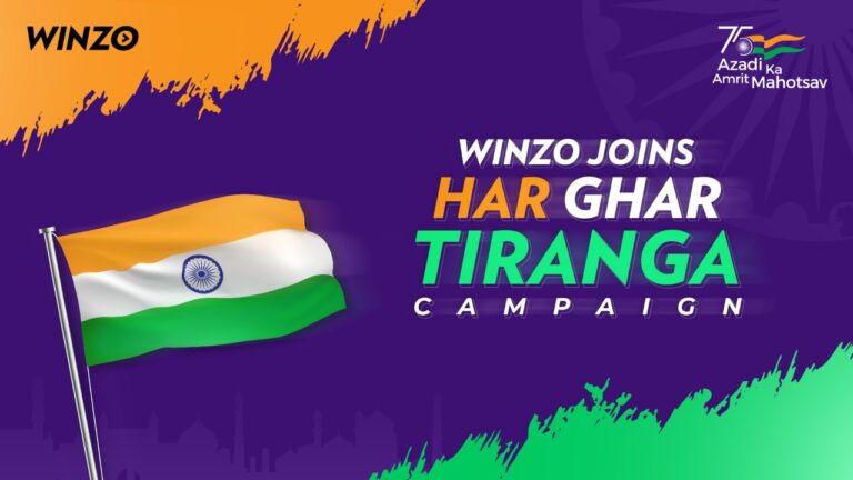WinZO joins ‘Har Ghar Tiranga’ campaign with 85 Million users and 10,000+  vernacular Influencers