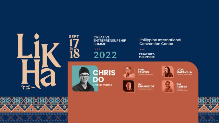 Emmy award-winning designer Chris Do Topbills Likha Creative Entrepreneur Summit in Manila on September 17 and 18