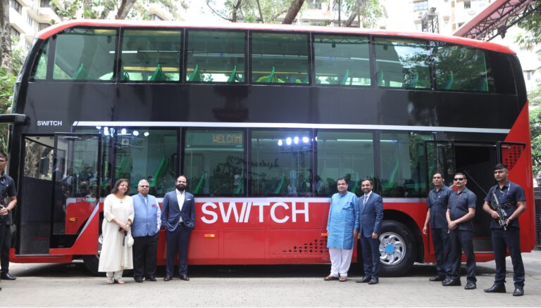 Re-birth of an Icon: Switch Mobility Ltd. unveils India’s first and unique electric double-decker bus – Switch EiV 22