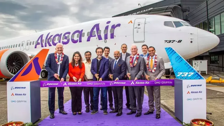 Akasa Air’s first flight takes to the skies