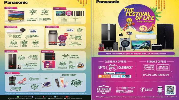 Panasonic launches a new range of products this festive season