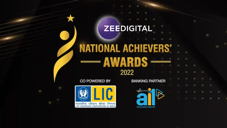 ZEE Digital concluded Zee National Achievers’ Awards 2022