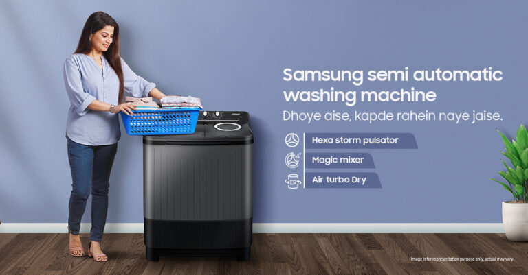 Samsung Launches its New Lineup of Semi-Automatic Washing Machines; Keep Your Clothes Good as New with Powerful Yet Gentle Washing