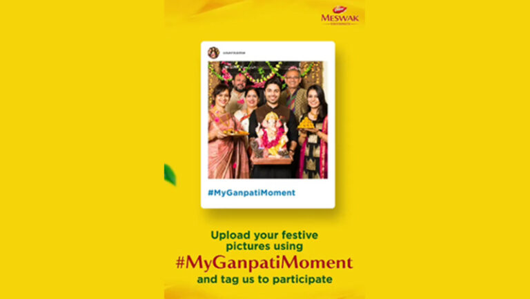 This Ganesh Chaturthi, Dabur Meswak’s #MyGanpatiMoment campaign aims to create history with the largest digital Ganpati idol