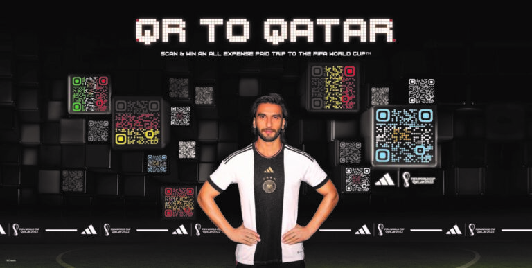 Adidas launches an innovative scannable film ‘QR to Qatar’ for the Fifa World Cup™ with bollywood superstar Ranveer Singh